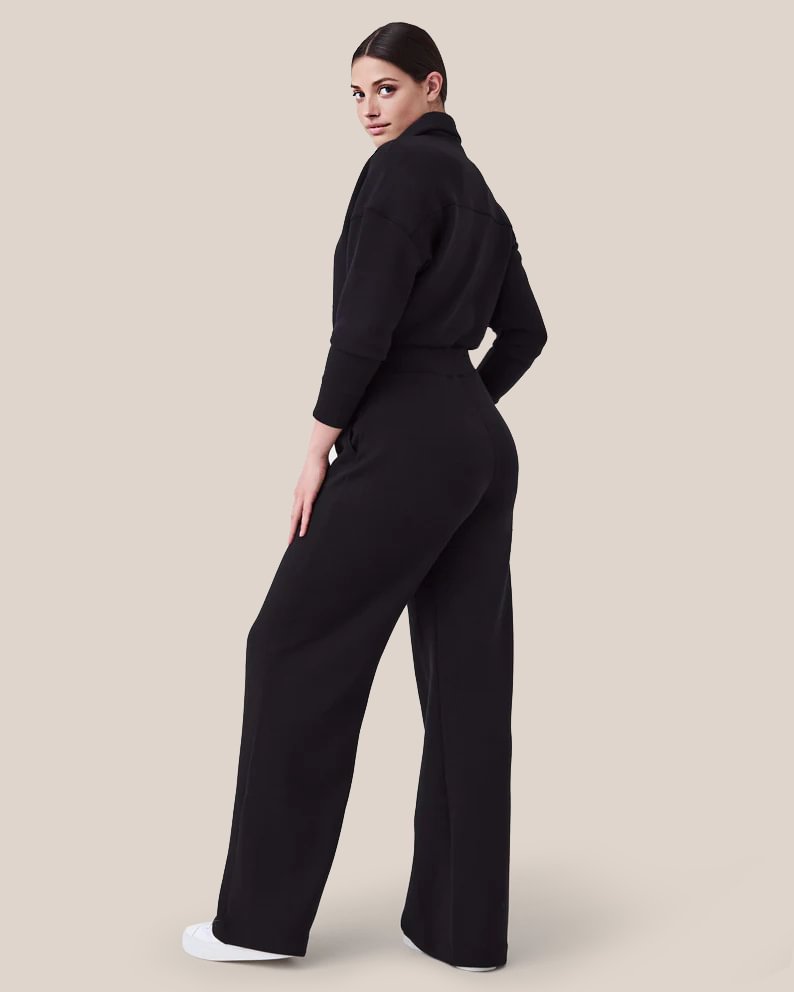 đ„TidsbegrĂ€nsat erbjudande â LĂ„ngĂ€rmad jumpsuit med vida ben