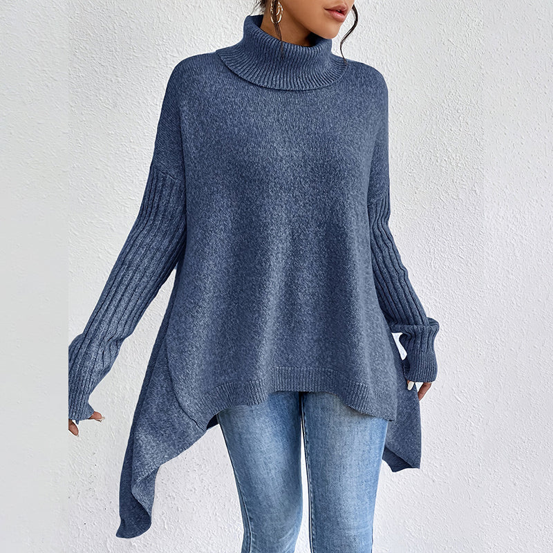 Damkläder Enfärgad turtleneck-tröja