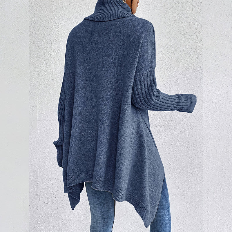 Damkläder Enfärgad turtleneck-tröja