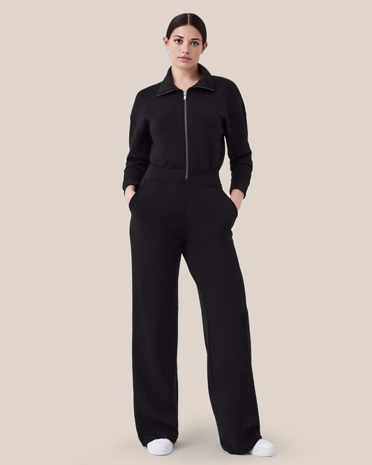 🔥Tidsbegränsat erbjudande – Långärmad jumpsuit med vida ben